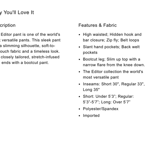 Express Bootcut High Rise Black Pants - Picture 3 of 6